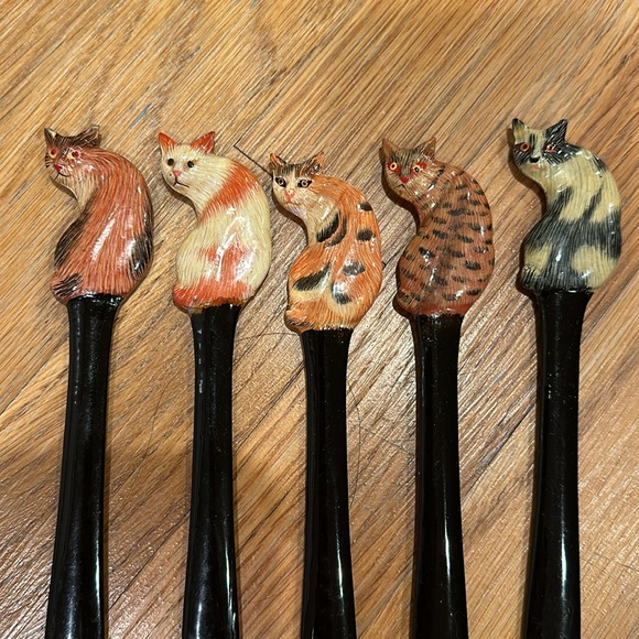 Hand Painted Cat Letter Openers - Picture 2 of 7